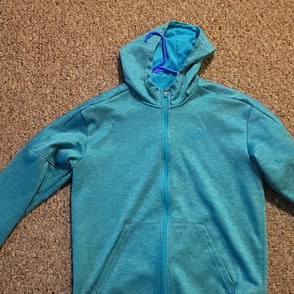 Adidas sweatshirt.